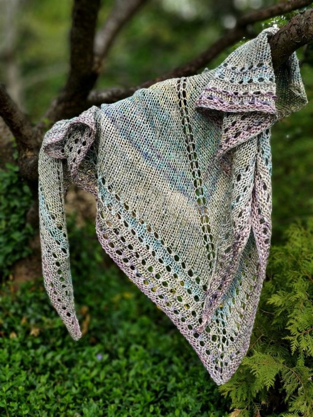 akwarela 2/ chusta z bawełny