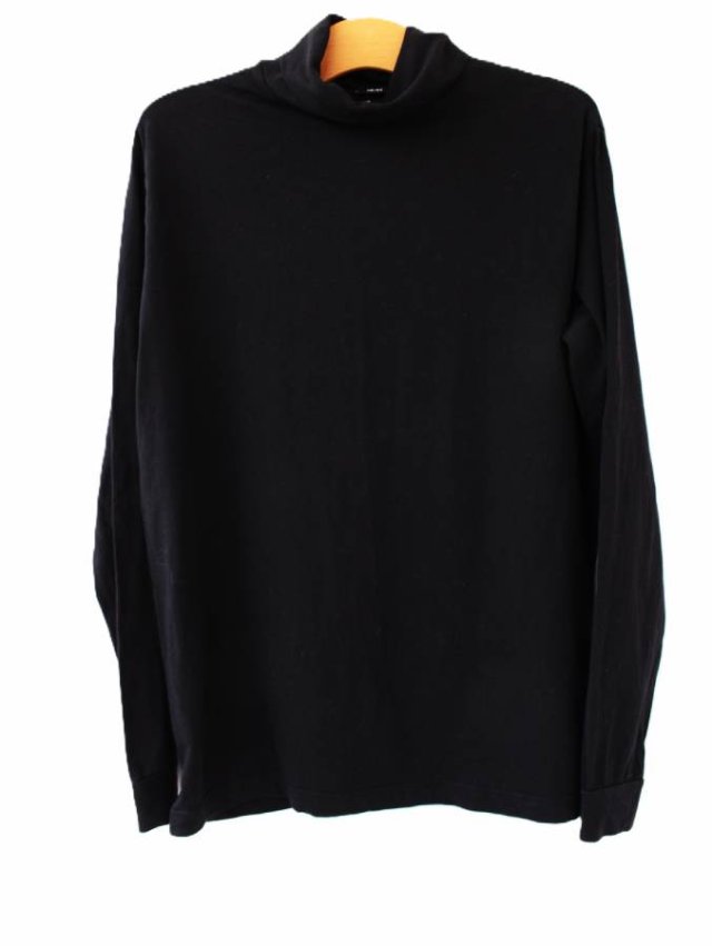 Czarny golf bawełniany vintage H&M XL bluzka z golfem