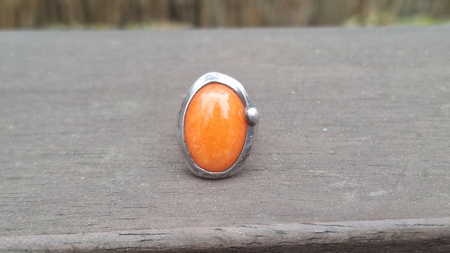 Pomarańczak - pierścionek regulowany