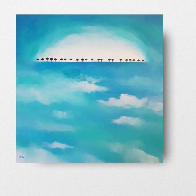 Drzewa-obraz akrylowy 60/60 cm