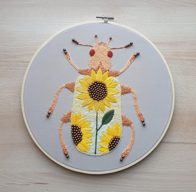 Chrząszcz ze Słonecznego Ogrodu.