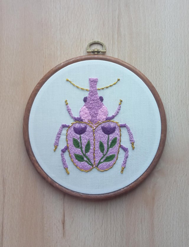 Chrząszcz z Pałacowego Ogrodu.