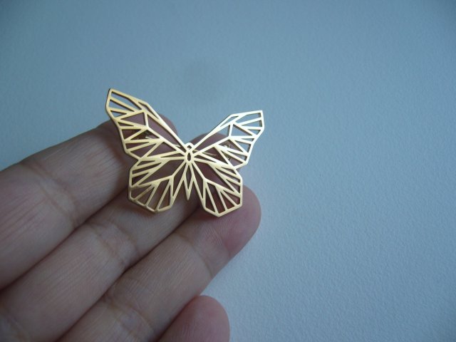 BROSZKA MOTYLEK STAL SZLACHETNA