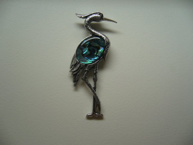 BROSZKA ZAWIESZKA ŻURAW MASA PERŁOWA