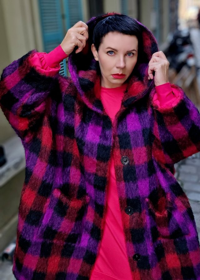 OVERSIZE LUNE KRATA FIOLET BY MOMO