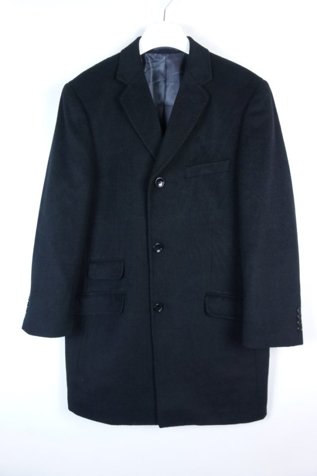 Greenwoods elegancki wełniany płaszcz z wełną 40 - 102 cm / L