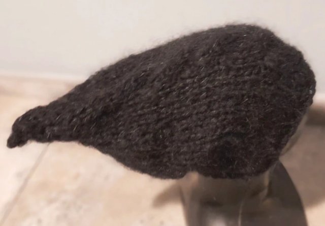 black z warkoczem moher