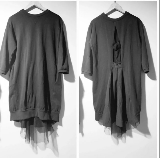 Wendy Trendy sukienka dresowa z tiulem