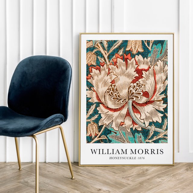 Plakat kwiaty Morris Honeysuckle - format 50x70 cm