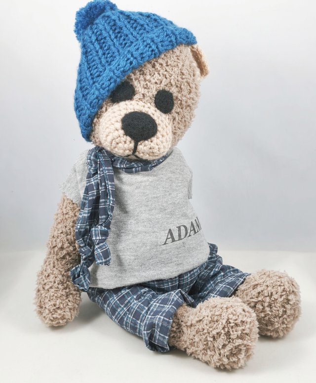 ADAM szydełkowy miś