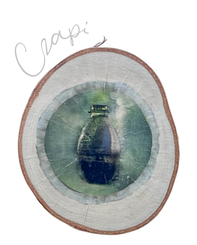 Wszechświat 3 - grafika na brzozowym plastrze