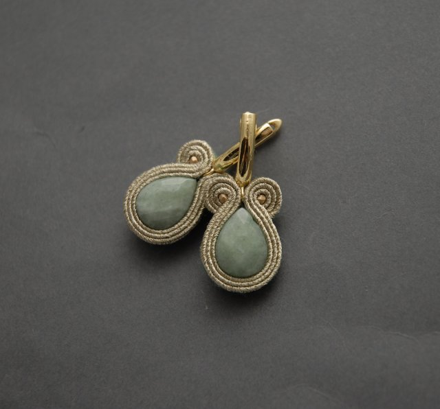 kolczyki sutasz z amazonitami