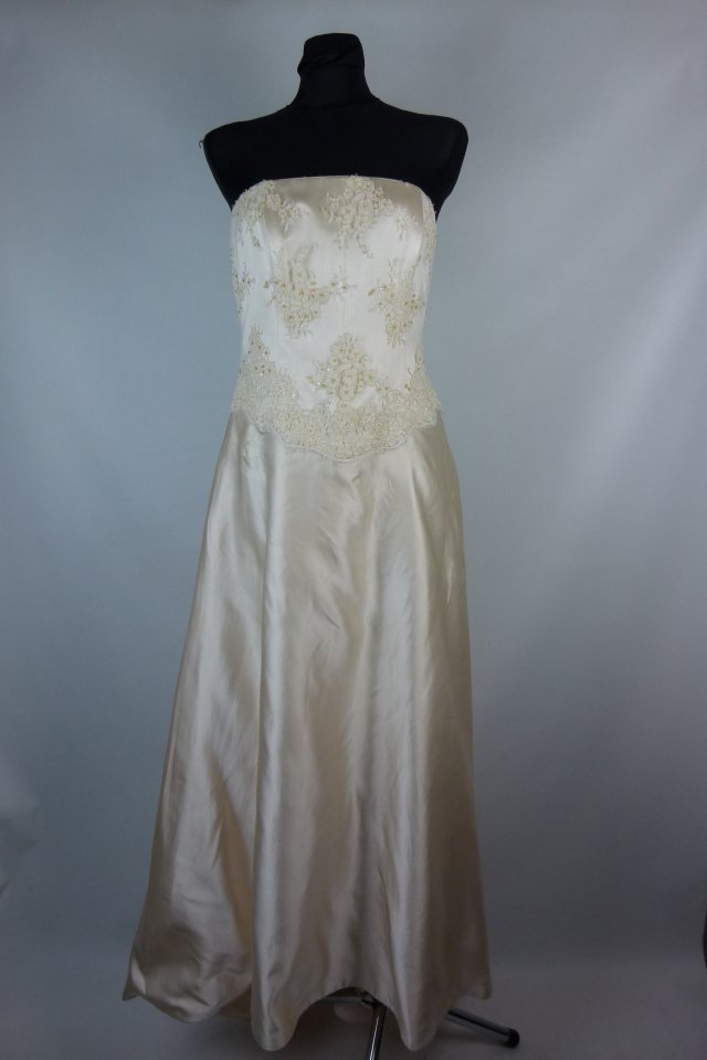 Justine Mireil wedding dress jedwabna suknia ślubna jedwab 14 / 40