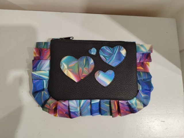 Kosmetyczka damska z falbankami