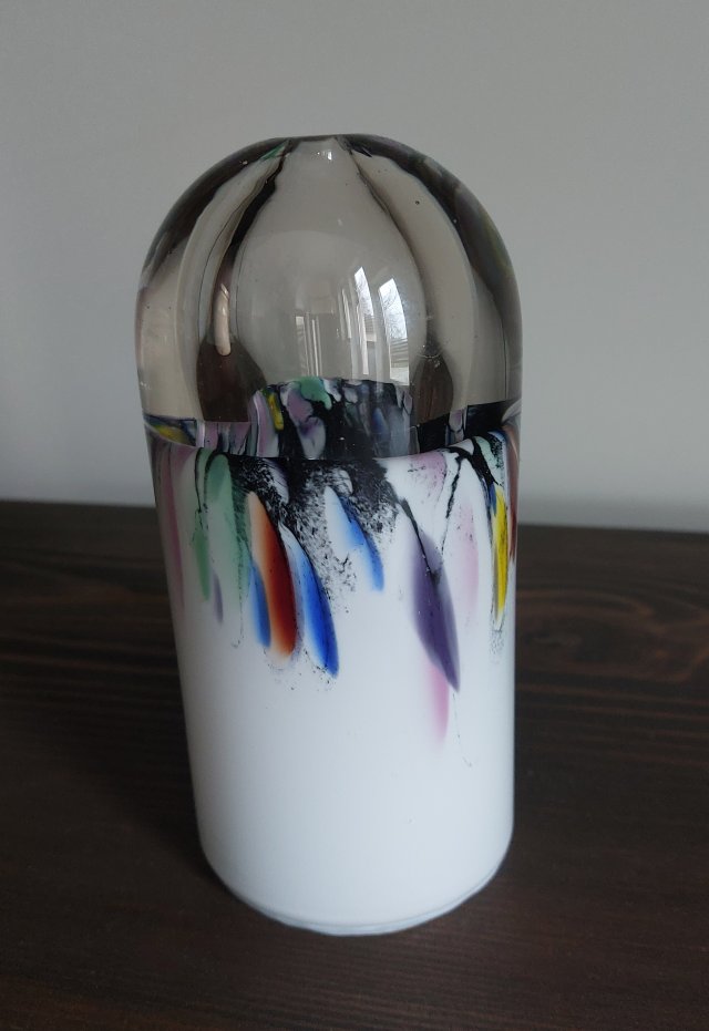 Riichartz Art Collection wazon szklany vintage lata 80-te