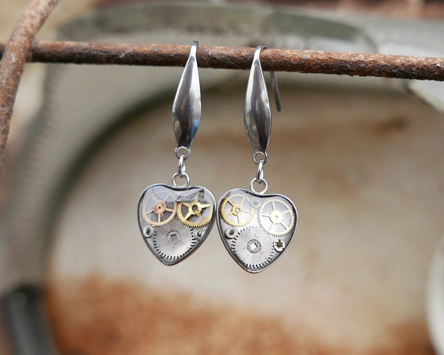 Kolczyki Serduszka 329