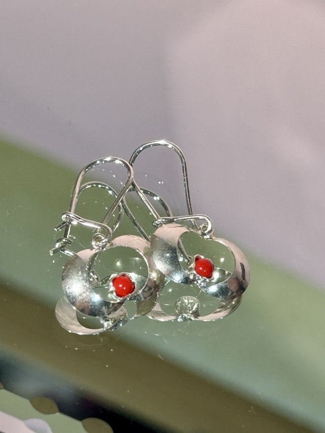 ❦❦ Kolczyki jabłuszka PRL ❦❦