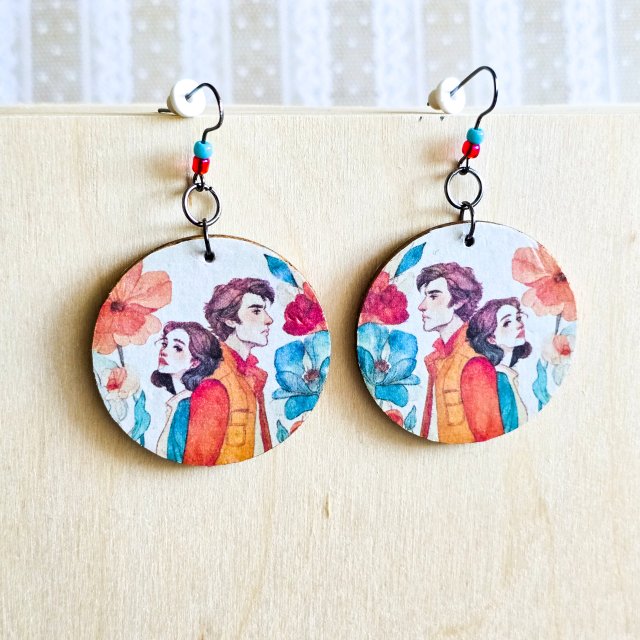 Kolczyki wiszące - Jesteś moim oparciem