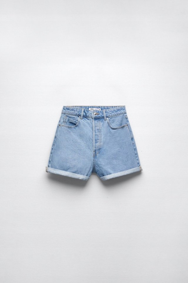 ZARA - SZORTY MOM FIT - 36