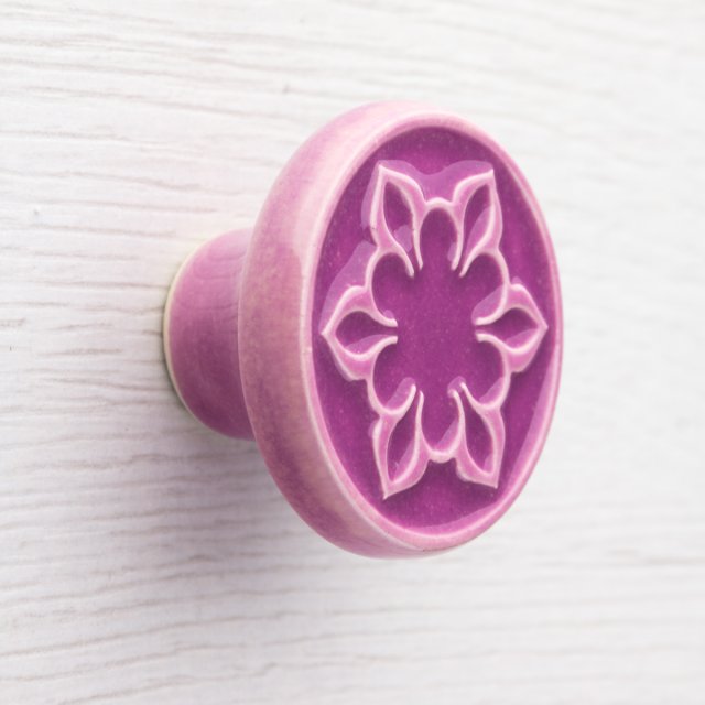 Gałka do mebli wrzosowa wz.2