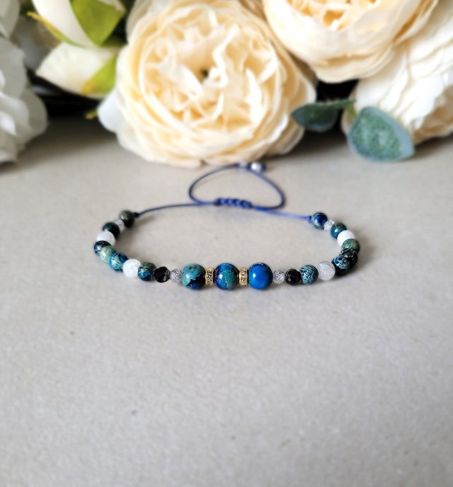 WAGA - z Turmalinem Zodiakalna bransoletka