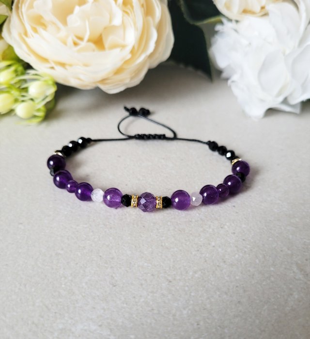 RYBY - z Turmalinem Zodiakalna bransoletka