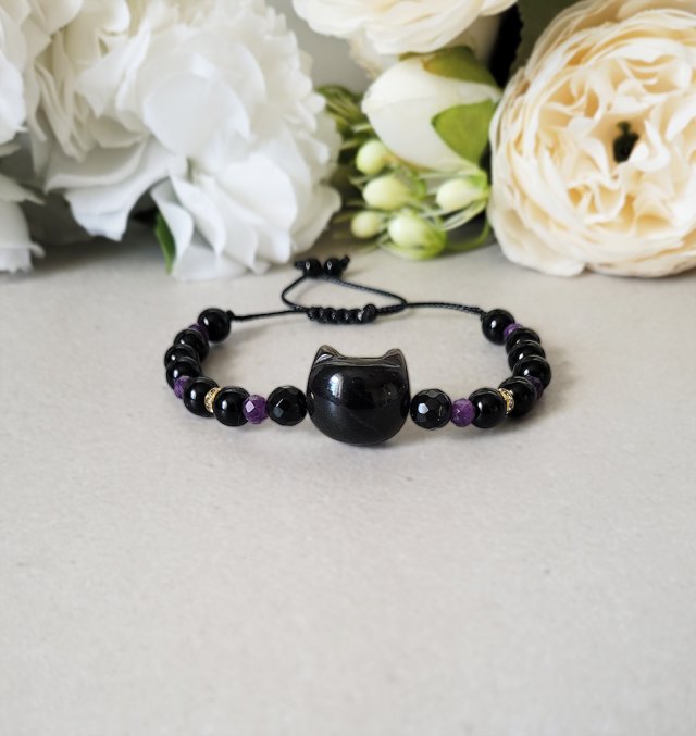 SZCZĘŚCIE i ochrona z kotem