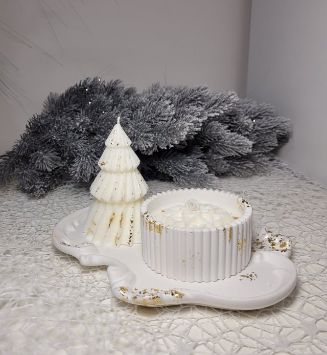 Świąteczny zestaw świec