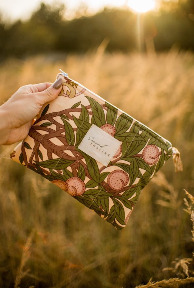 kosmetyczka upcykling ogród