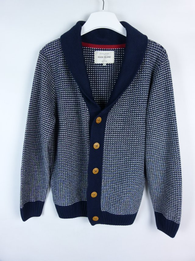 River Island męski rozpinany sweter  / M