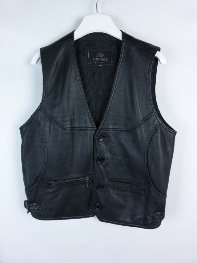 Jinming skórzana kamizelka leather skóra naturalna / XL