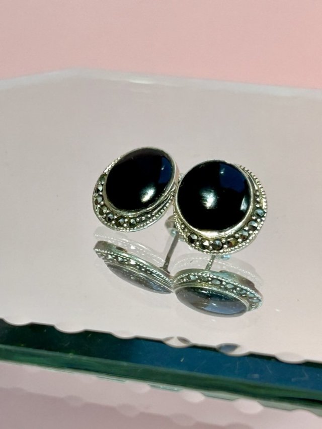❦❦ Kolczyki onyksy ❦❦