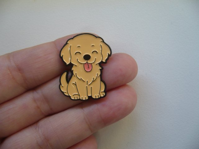 PIN PRZYPINKA BROSZKA PIES PIESEK SZCZENIAK LABRADOR RETRIEVER