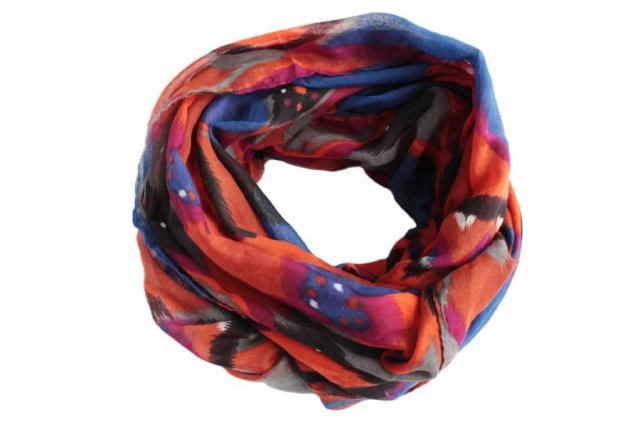 KOMIN vintage SZAL wzory aztecki