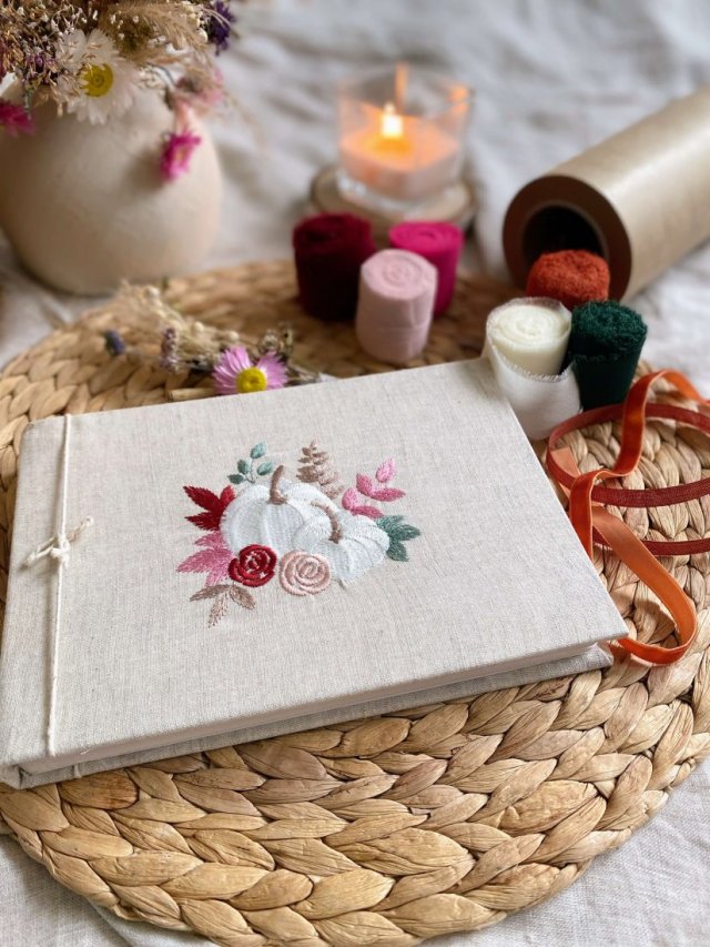 Album-Jesienne białe dynie