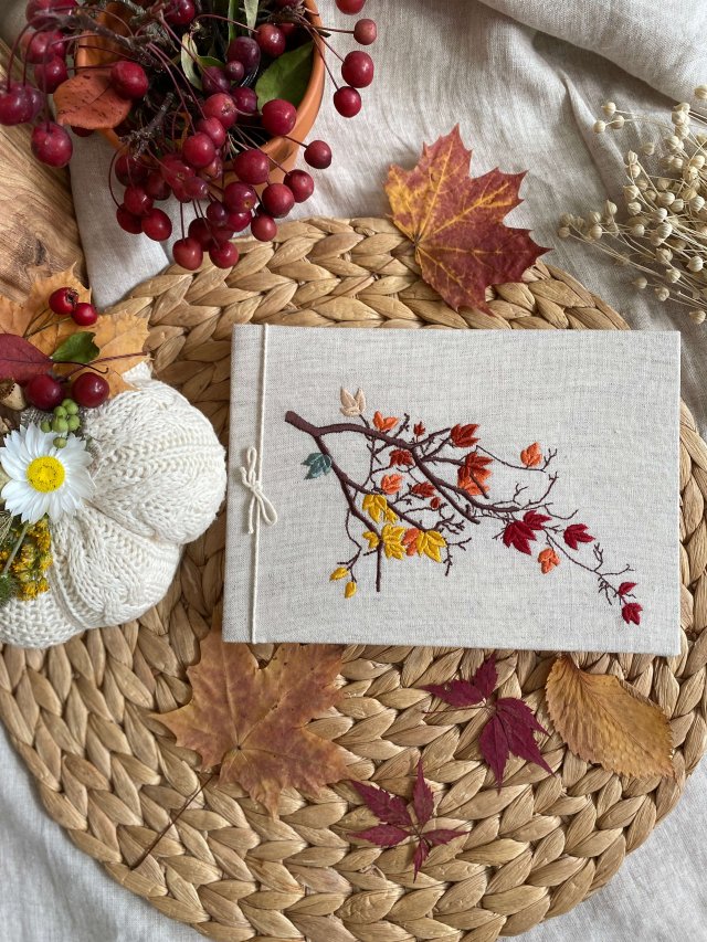 Album-Jesienne liście