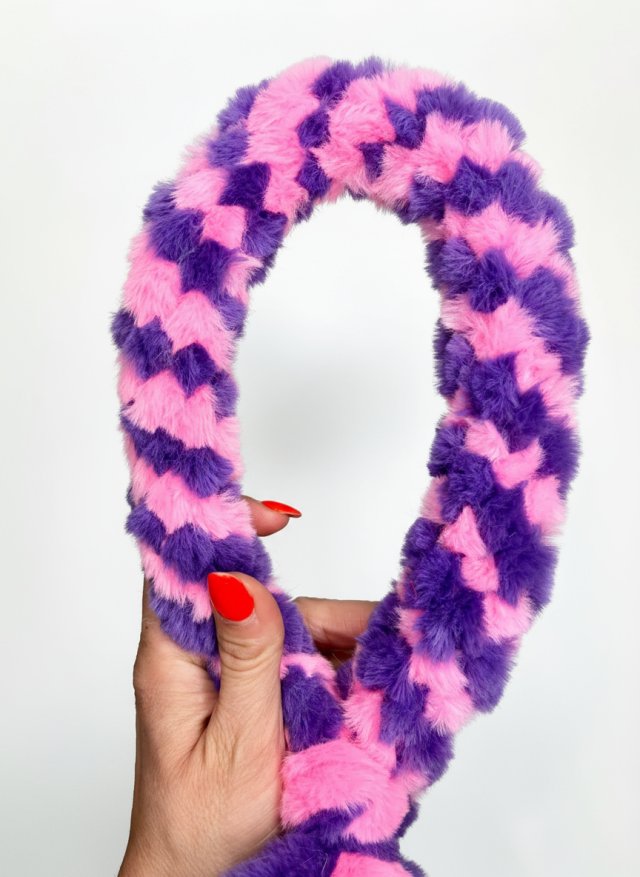 Szarpak róż fiolet