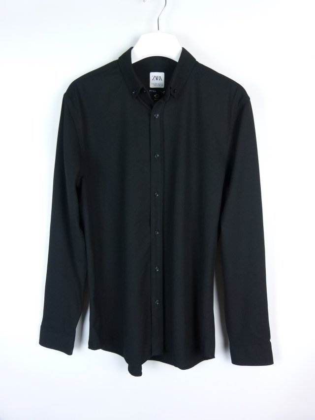 Zara grubsza męska koszula stretch / M mex.40
