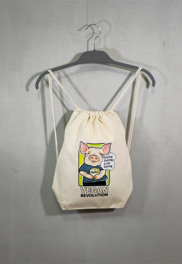 Plecak - Worek ŚWINKA TOFU