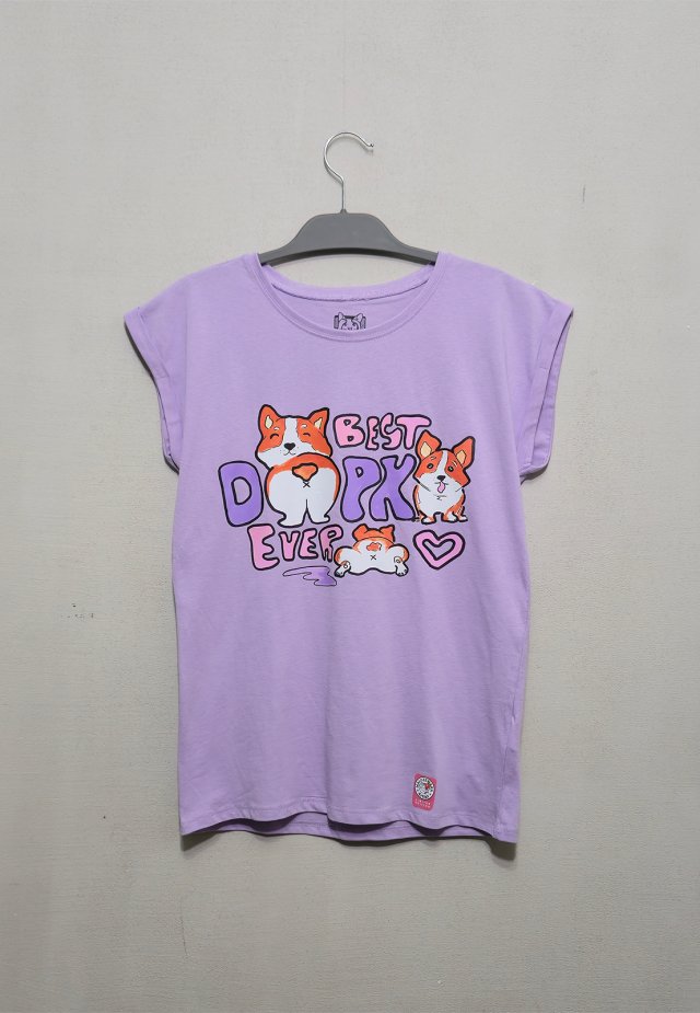 T-shirt CORGI - BEST DOOPKA EVER (DAMSKA L)