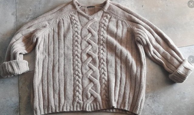 OSKA oversizowy sweter wool