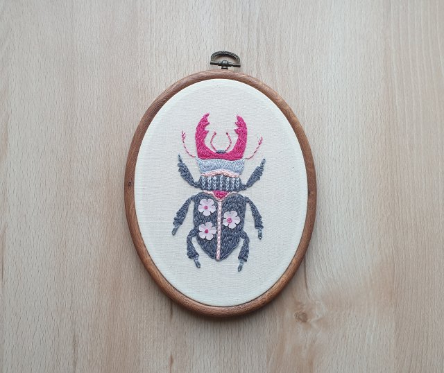 Chrząszcz z Fantazyjnego Ogrodu.