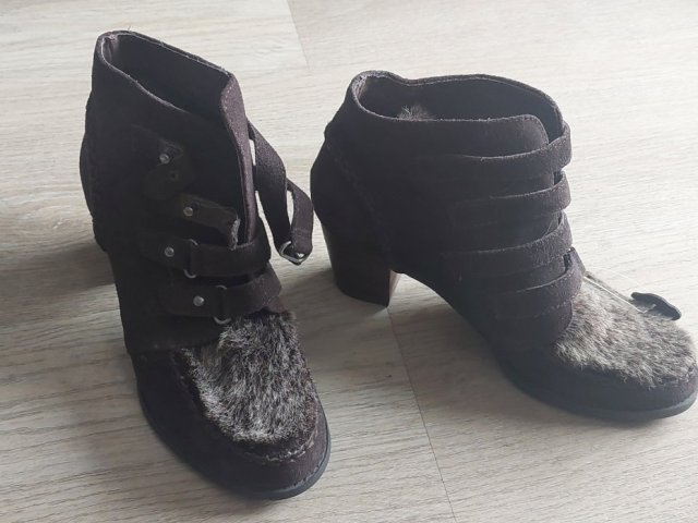 skórkowe botki Promod 37