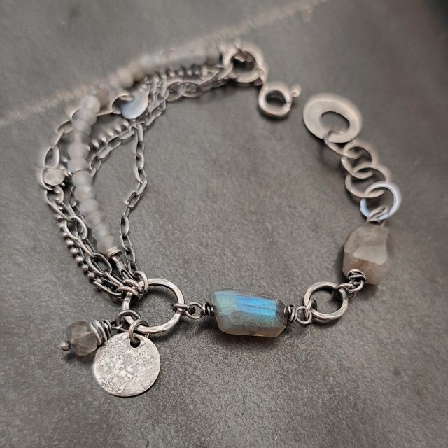 Bransoletka z labradorytem