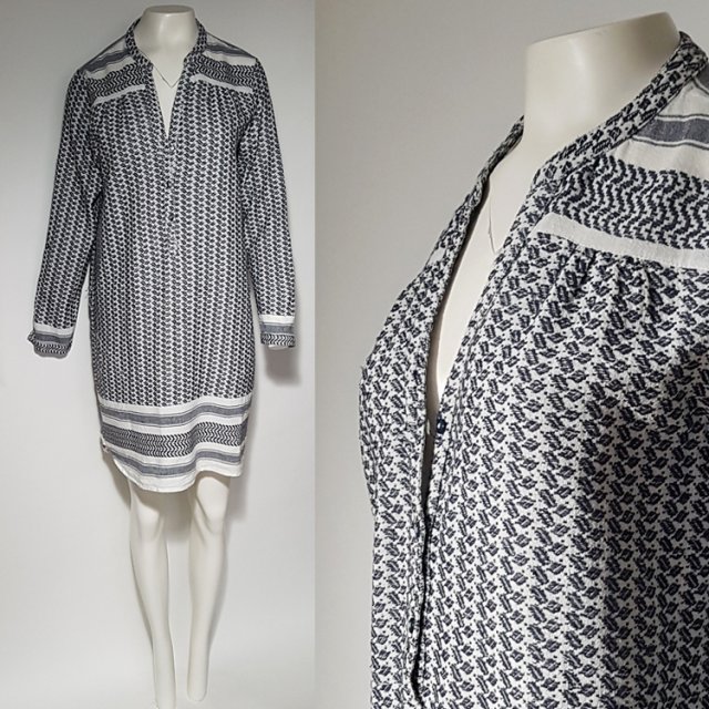 390 zł SAINT TROPEZ sukienka koszulowa 100% bawełna R 38 M  Hv165