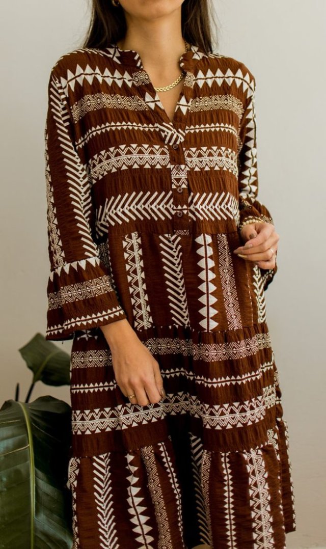 sukienka we wzory L/XL