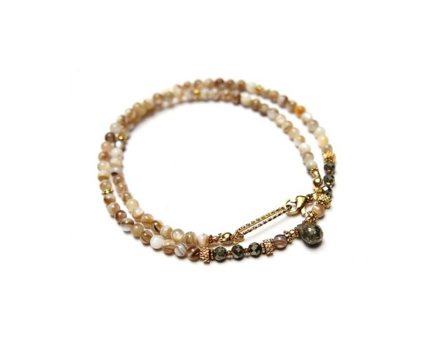 Muszla latte /choker - 17.11.25/ - Szlachetna kolekcja