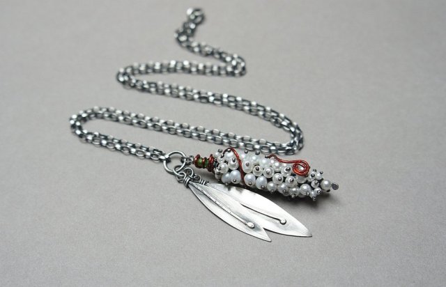 Kiścień Royal Ruby -  naszyjnik