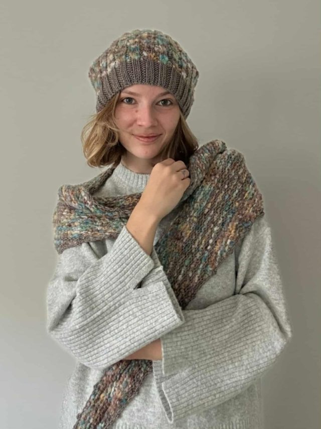 zestaw czapka plus szalik