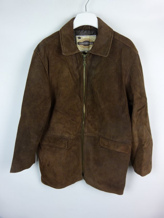 Louisiana skórzana kurtka skóra naturalna zamszowa 38 / M